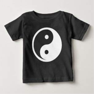 Yin Yang Symbol - solide Tätowierung-Design 2 Baby T-shirt