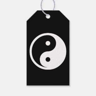 Yin Yang Symbol - solide Tätowierung-Design 2 Geschenkanhänger