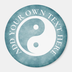 Yin Yang Symbol - solide Tätowierung-Design 2 Magnet