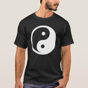 Yin Yang Symbol - solide Tätowierung-Design 2 T-Shirt