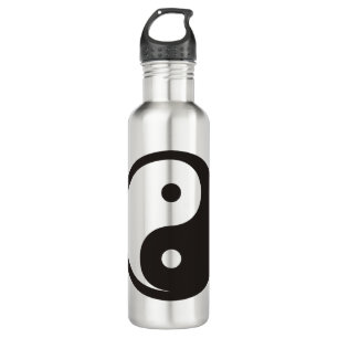 Yin Yang Symbol - solide Tätowierung Edelstahlflasche