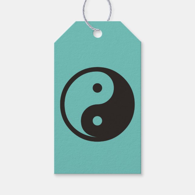 Yin Yang Symbol - solide Tätowierung Geschenkanhänger (Vorderseite)