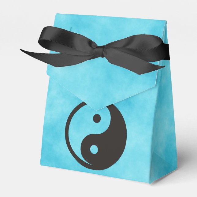 Yin Yang Symbol - solide Tätowierung Geschenkschachtel (Vorderseite)
