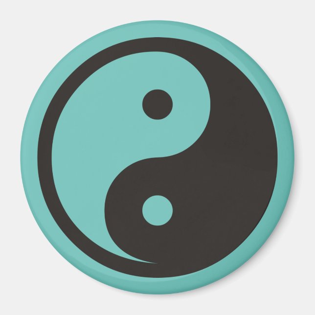 Yin Yang Symbol - solide Tätowierung Magnet (Vorne)