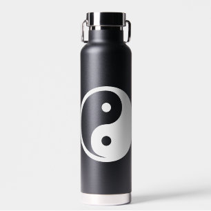 Yin Yang Symbol - solides Tattoodesign 2 Trinkflasche