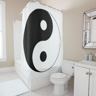 Yin Yang Symbol Spiritual Duschvorhang