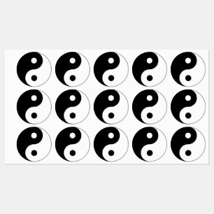 Yin Yang Symbol Spiritual Etiketten
