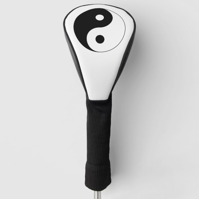 Yin Yang Symbol Spiritual Golf Headcover (Vorderseite)