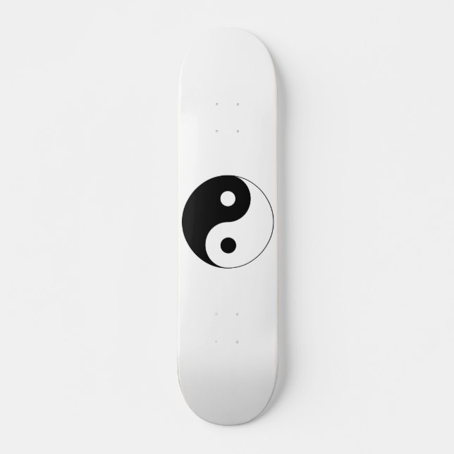 Yin Yang Symbol Spiritual Skateboard (Vorne)