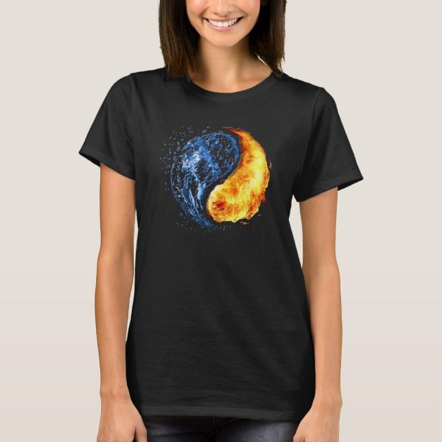 Yin Yang Symbol T-Shirt (Vorderseite)