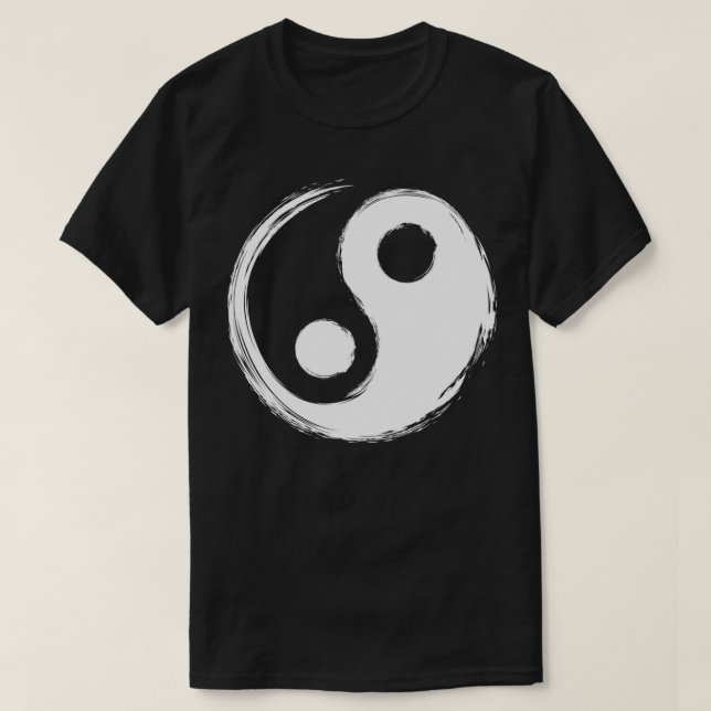 Yin Yang-Symbol T-Shirt (Design vorne)