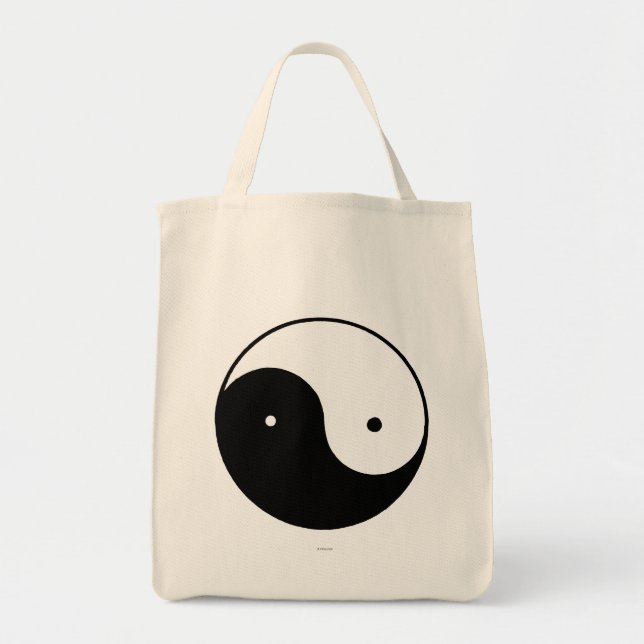 Yin Yang Symbol Tragetasche (Vorne)