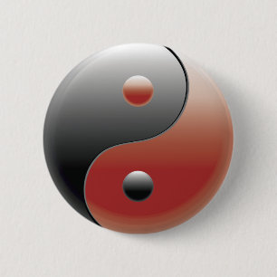 Yin Yang Symbol - Yin Yang Zeichen Button