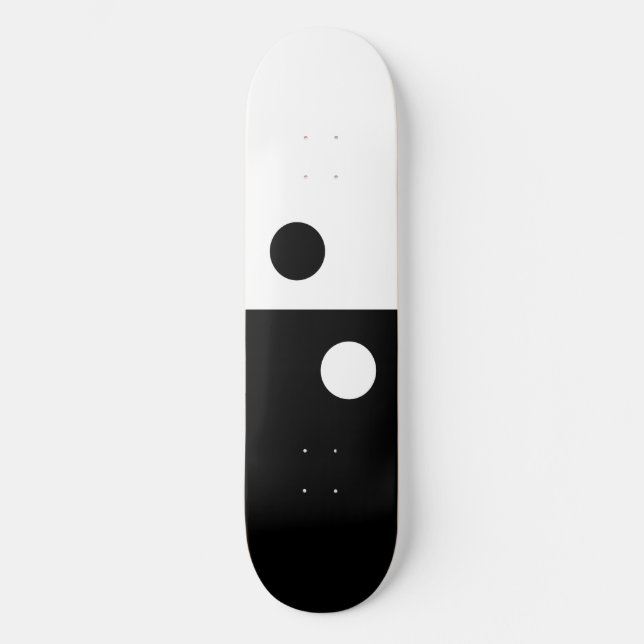 Yin Yang Symmetry Skateboard (Vorderseite)