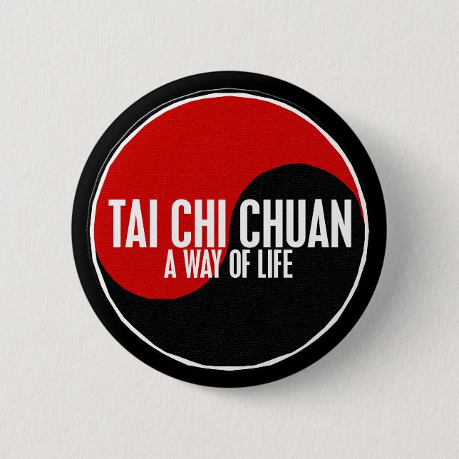 Yin Yang Tai Chi Chuan 1 Button (Vorderseite)