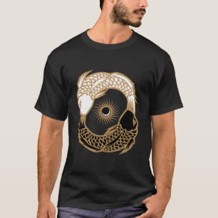 Yin Yang Tai Chi Japanisch Koi Fish Koi Carp Pond  T-Shirt