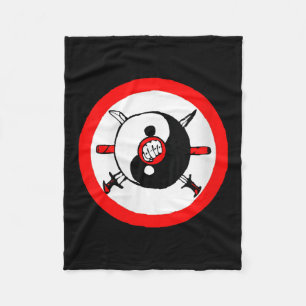 Yin Yang Tai Chi Sword and Fis Fleecedecke