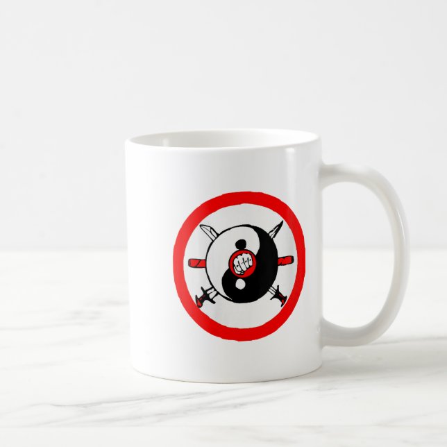 Yin Yang Tai Chi Sword and Fis Kaffeetasse (Rechts)