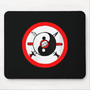 Yin Yang Tai Chi Sword and Fis Mousepad