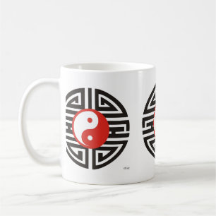 Yin Yang Tattoo Yantra Tasse