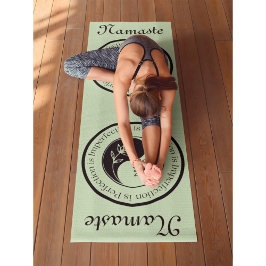 Yin Yang Tea Green Workout, Pilates und Yogamatte