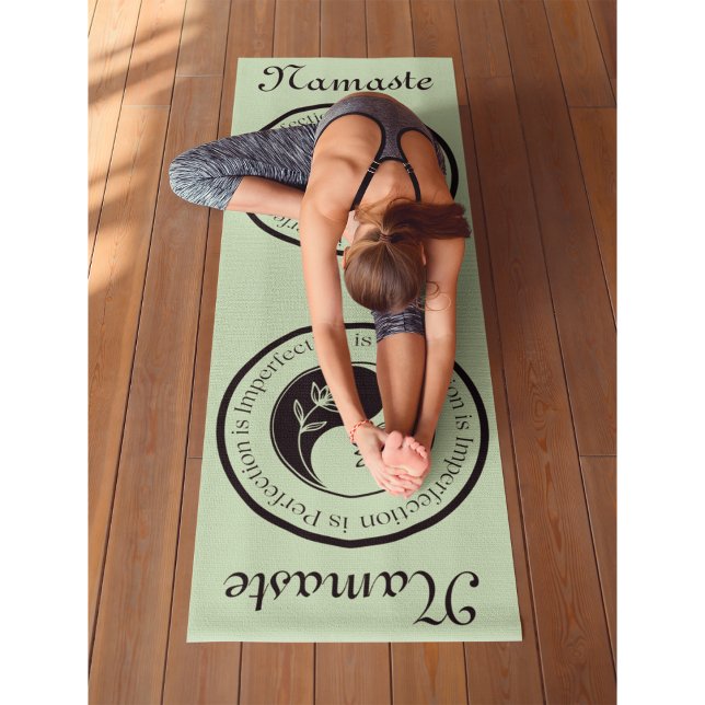 Yin Yang Tea Green Workout, Pilates und Yogamatte (Yin Yang Tea Green Workout, Pilates and Yoga Mat)