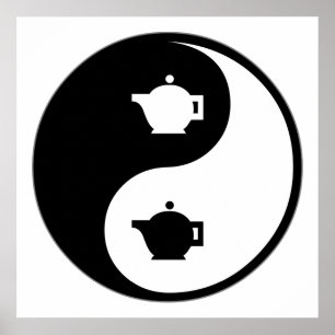 Yin Yang Tea Poster
