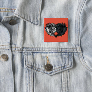 Yin Yang Tierkunst, Kampf der Löwen Button