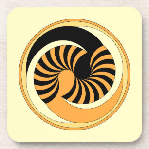 Yin Yang Tiger Untersetzer