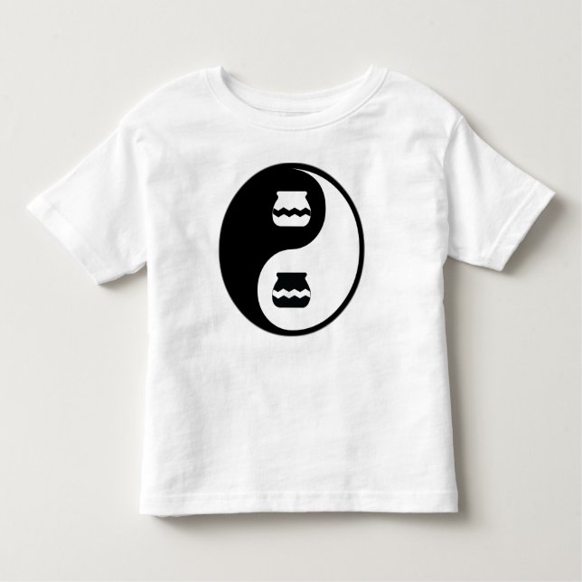 Yin Yang Tonwaren Kleinkind T-shirt (Vorderseite)