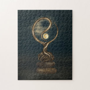 Yin Yang Tree Moonlight Zen Puzzle