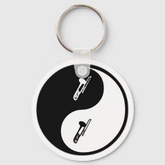Yin Yang Trombone Schlüsselanhänger