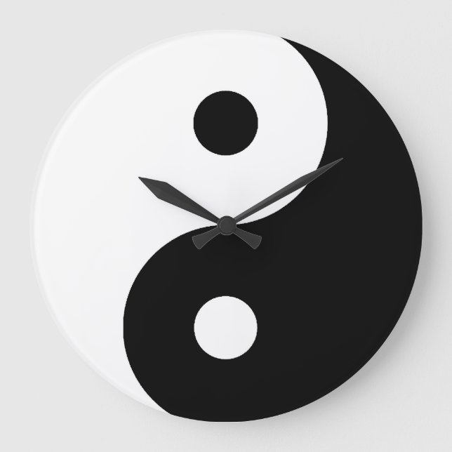 Yin Yang Uhr (Vorderseite)