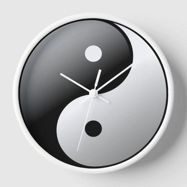 Yin Yang Uhr (Vorderseite)