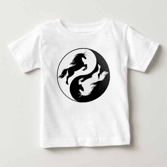 Yin Yang Unicorn Shirt (Vorderseite)