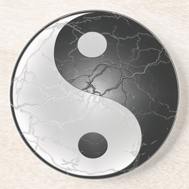 Yin Yang Untersetzer (Vorne)