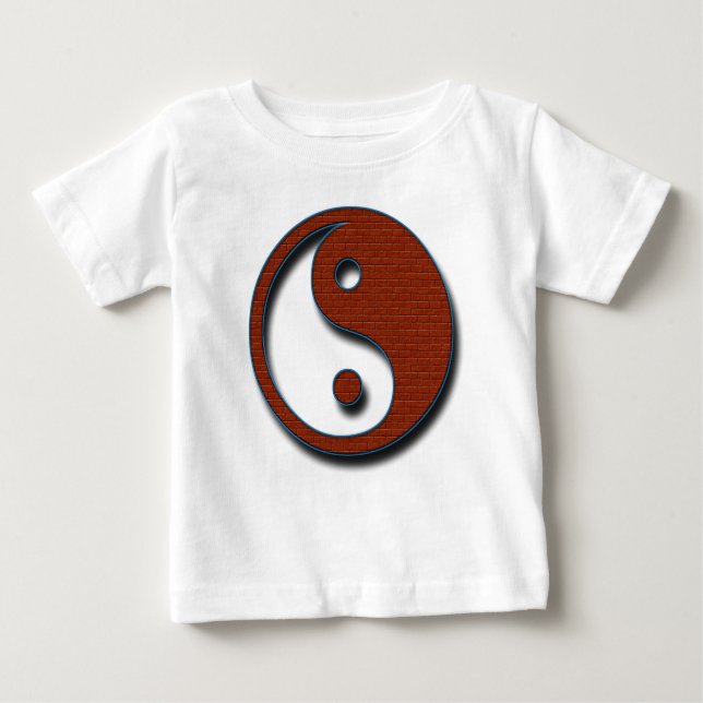 Yin Yang von Shirley Taylor Baby T-shirt (Vorderseite)