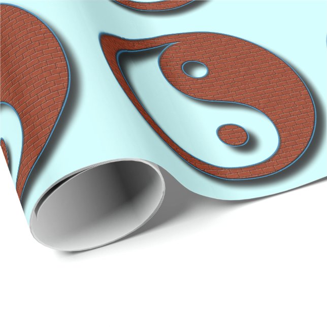 Yin Yang von Shirley Taylor Geschenkpapier (Rolleneckpunkt)