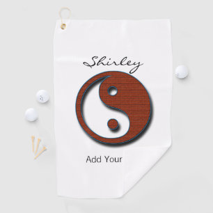 Yin Yang von Shirley Taylor Golfhandtuch