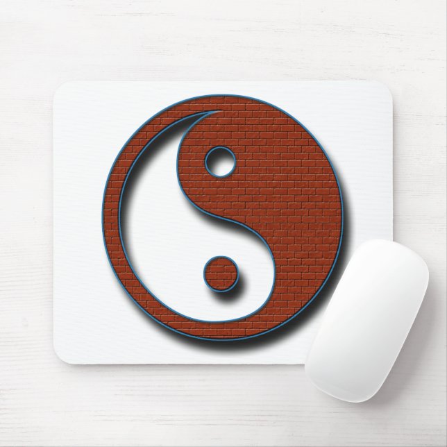 Yin Yang von Shirley Taylor Mousepad (Mit Mouse)