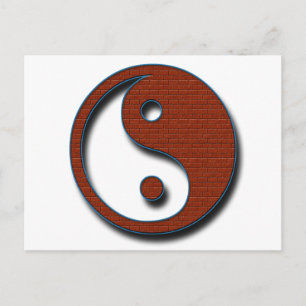 Yin Yang von Shirley Taylor Postkarte