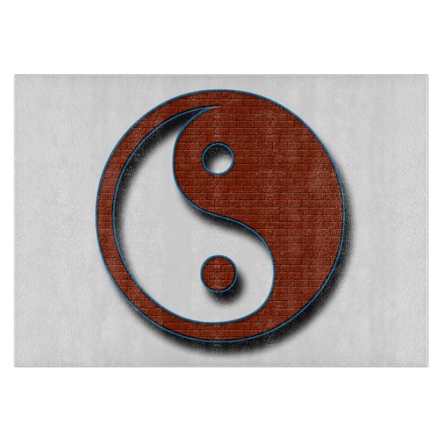 Yin Yang von Shirley Taylor Schneidebrett (Vorderseite)