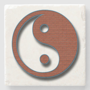 Yin Yang von Shirley Taylor Steinuntersetzer