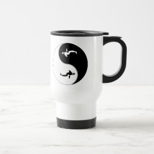Yin Yang Wal Reisebecher