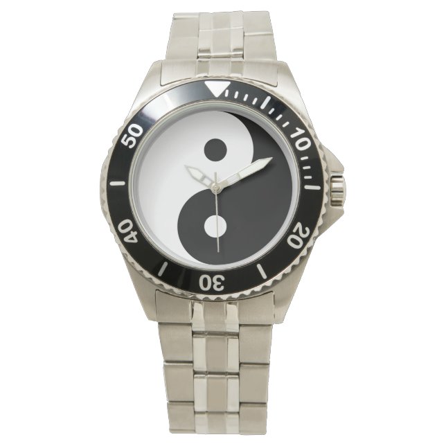 Yin Yang Watch Armbanduhr (Vorderseite)
