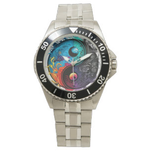 Yin & Yang Watch - Balance trifft Kraft Armbanduhr