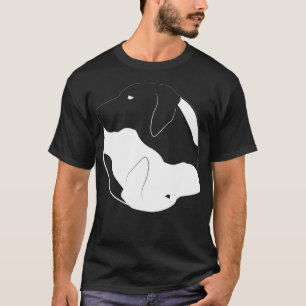 Yin Yang Weimaraner Funny Dog Symbol Meditation Ze T-Shirt
