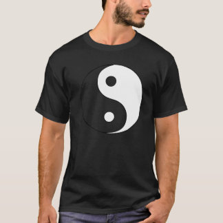 Yin Yang (weißes u. transparentes) T-Shirt