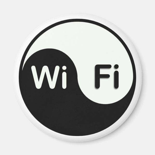 Yin Yang wi-fi-Magnet-Taste Magnet (Vorne)