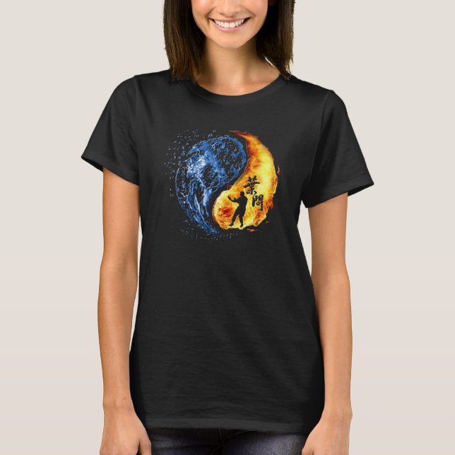 Yin Yang - Wing Chun "Kung Fu" T-Shirt (Vorderseite)